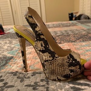 Snake Skin Steve Madden Heels